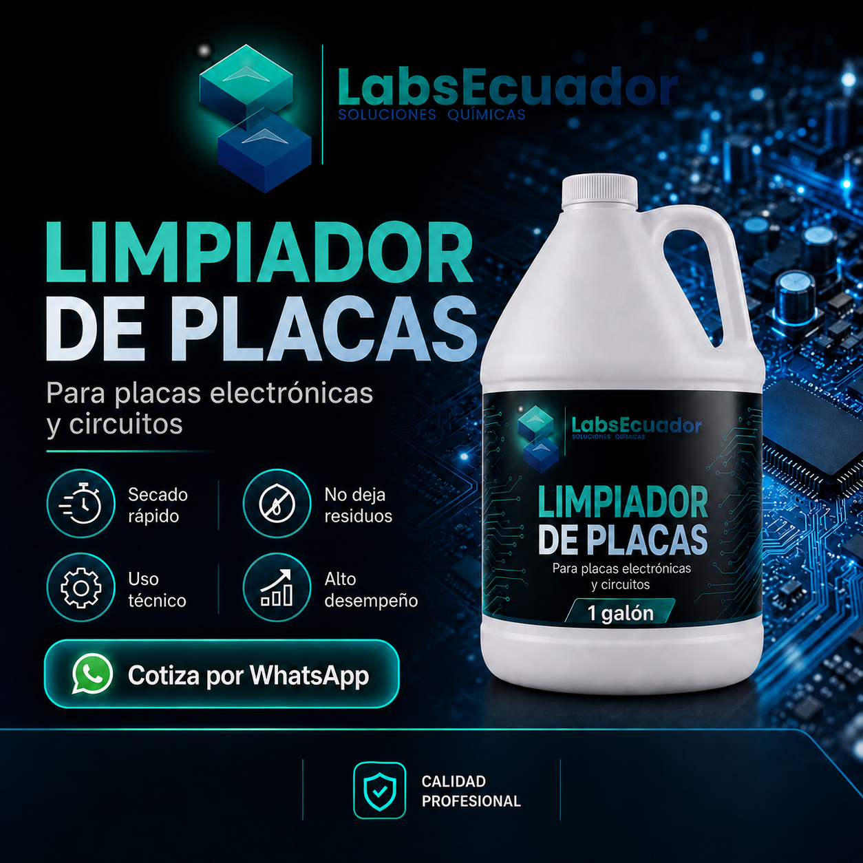 Limpiador de placas